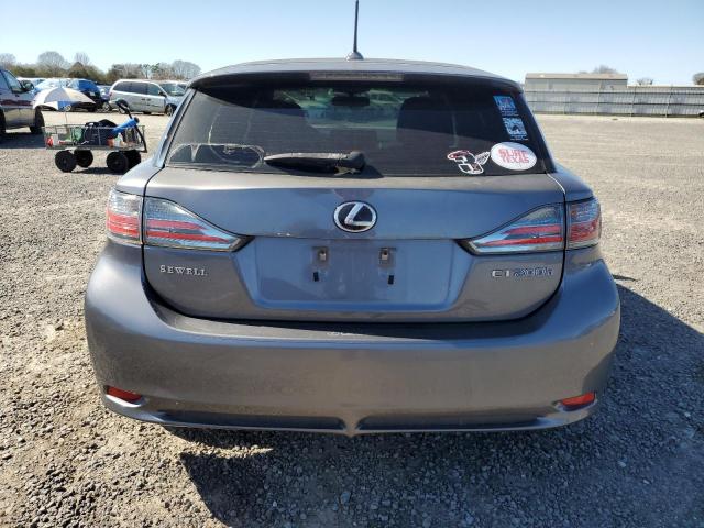 JTHKD5BH2D2128794 - 2013 LEXUS CT 200 GRAY photo 6