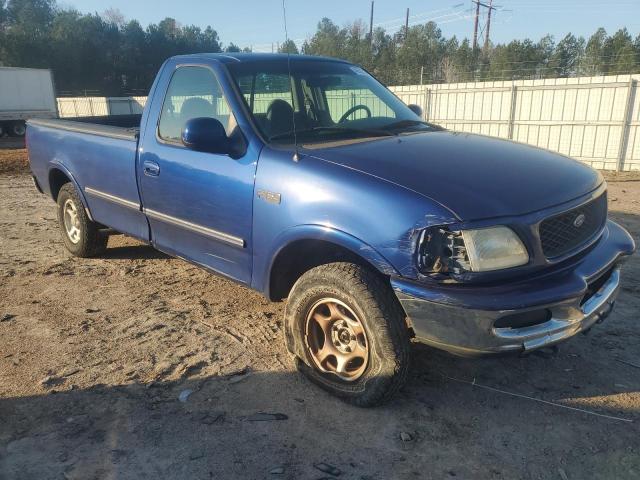 1FTDF18W7VNC08997 - 1997 FORD F150 BLUE photo 4