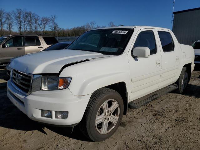 5FPYK1F53EB010527 - 2014 HONDA RIDGELINE RTL WHITE photo 1