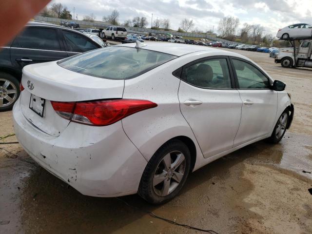 5NPDH4AE4DH350395 - 2013 HYUNDAI ELANTRA GLS WHITE photo 3