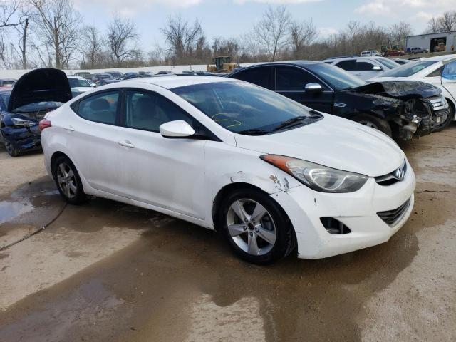 5NPDH4AE4DH350395 - 2013 HYUNDAI ELANTRA GLS WHITE photo 4