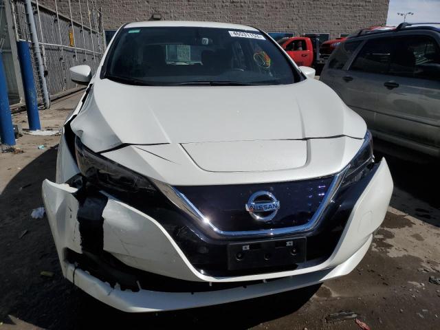 1N4AZ1CP4KC314525 - 2019 NISSAN LEAF S WHITE photo 5