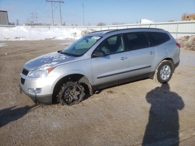 1GNLVEED0AJ206252 - 2010 CHEVROLET TRAVERSE LS SILVER photo 1