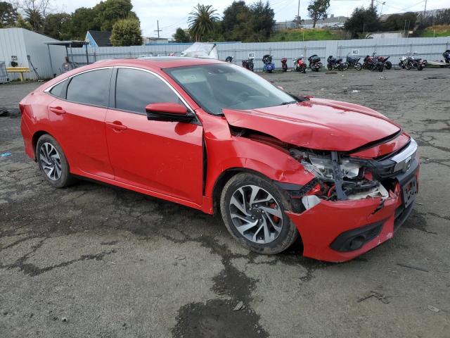 2HGFC2F80GH550767 - 2016 HONDA CIVIC EX RED photo 4