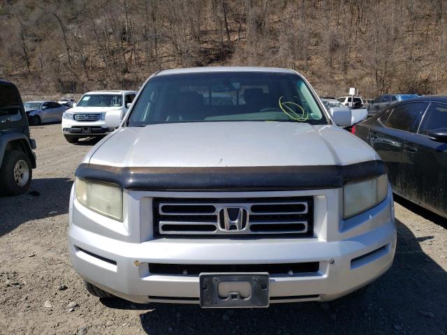 2HJYK16576H507967 - 2006 HONDA RIDGELINE RTL SILVER photo 5