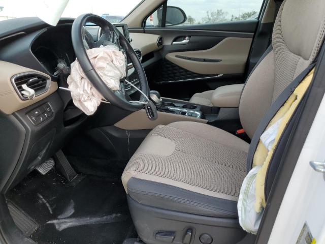 5NMS33AD0KH078493 - 2019 HYUNDAI SANTA FE SEL WHITE photo 7
