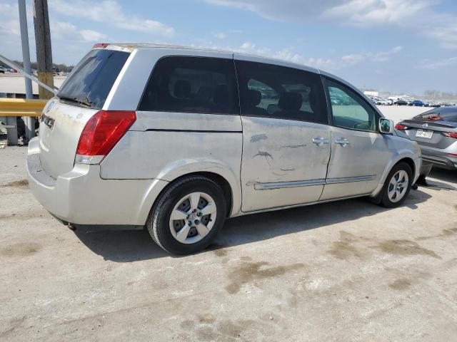 5N1BV28UX9N100311 - 2009 NISSAN QUEST S SILVER photo 3