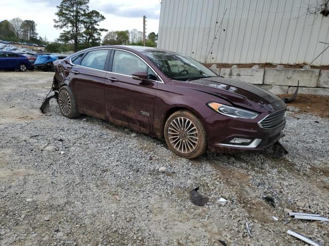 3FA6P0SU5JR195168 - 2018 FORD FUSION TITANIUM/PLATINUM PHEV PURPLE photo 4