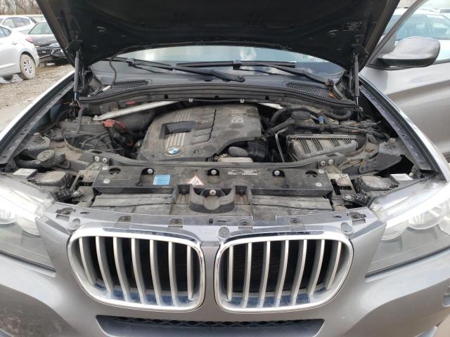 5UXWX5C51BL704444 - 2011 BMW X3 XDRIVE28I GRAY photo 11