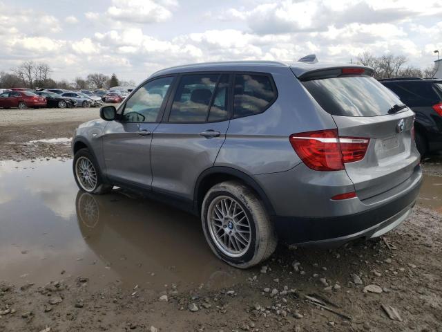 5UXWX5C51BL704444 - 2011 BMW X3 XDRIVE28I GRAY photo 2