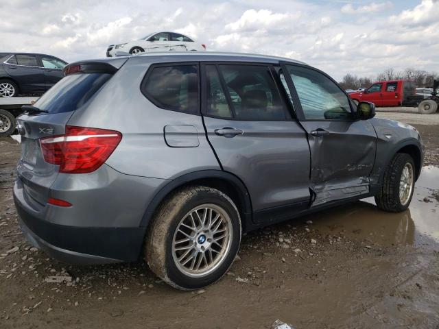 5UXWX5C51BL704444 - 2011 BMW X3 XDRIVE28I GRAY photo 3