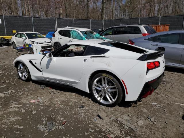 1G1YA2D73J5101484 - 2018 CHEVROLET CORVETTE STINGRAY 1LT WHITE photo 2