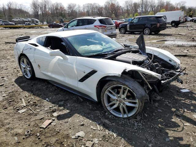 1G1YA2D73J5101484 - 2018 CHEVROLET CORVETTE STINGRAY 1LT WHITE photo 4