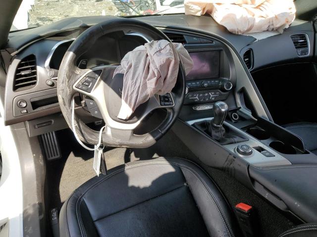 1G1YA2D73J5101484 - 2018 CHEVROLET CORVETTE STINGRAY 1LT WHITE photo 8