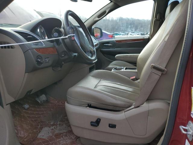 2C4RC1CG4CR414566 - 2012 CHRYSLER TOWN & COU TOURING L BURGUNDY photo 7