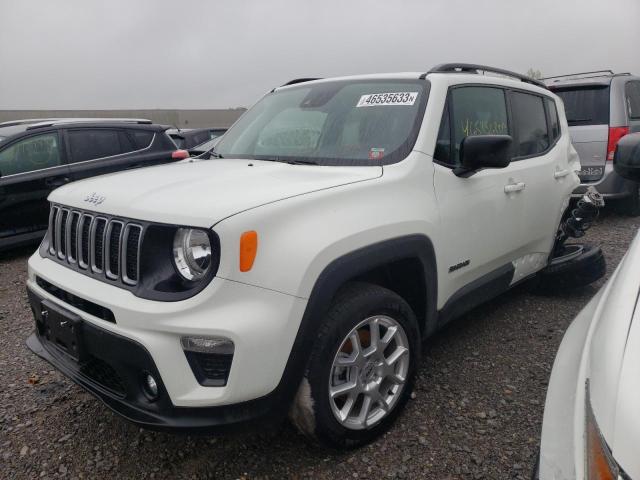 ZACNJDB11NPN98582 - 2022 JEEP RENEGADE LATITUDE WHITE photo 1