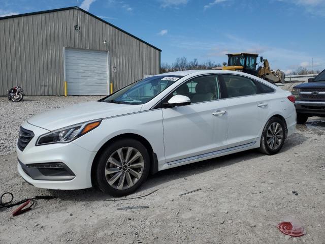 5NPE34AF8FH139196 - 2015 HYUNDAI SONATA SPORT WHITE photo 1