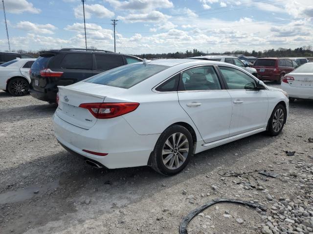 5NPE34AF8FH139196 - 2015 HYUNDAI SONATA SPORT WHITE photo 3