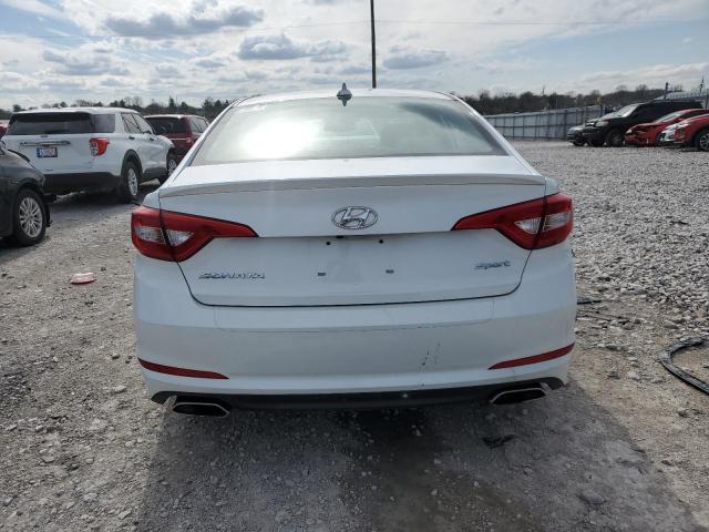 5NPE34AF8FH139196 - 2015 HYUNDAI SONATA SPORT WHITE photo 6