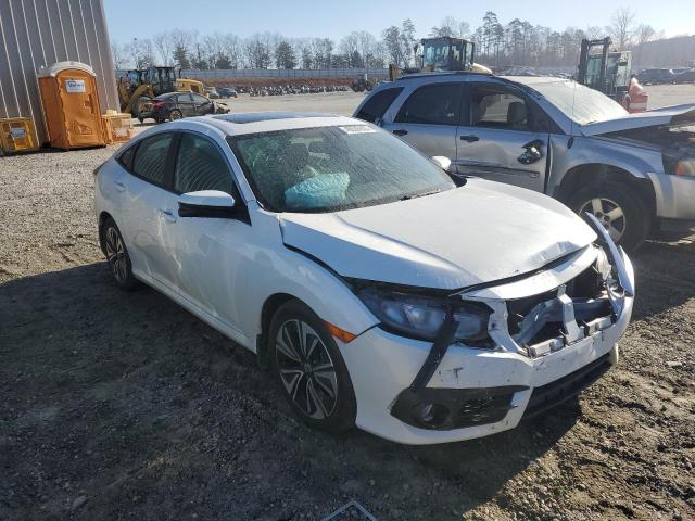 19XFC1F76GE039673 - 2016 HONDA CIVIC EXL WHITE photo 4