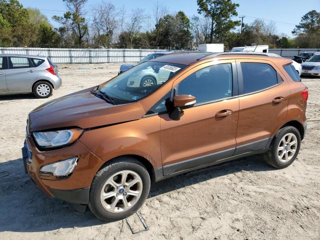MAJ3P1TEXJC220127 - 2018 FORD ECOSPORT SE Orange photo 1