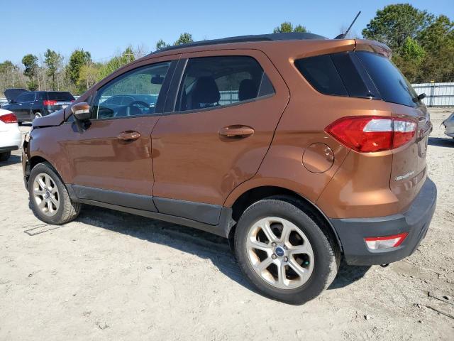 MAJ3P1TEXJC220127 - 2018 FORD ECOSPORT SE Orange photo 2