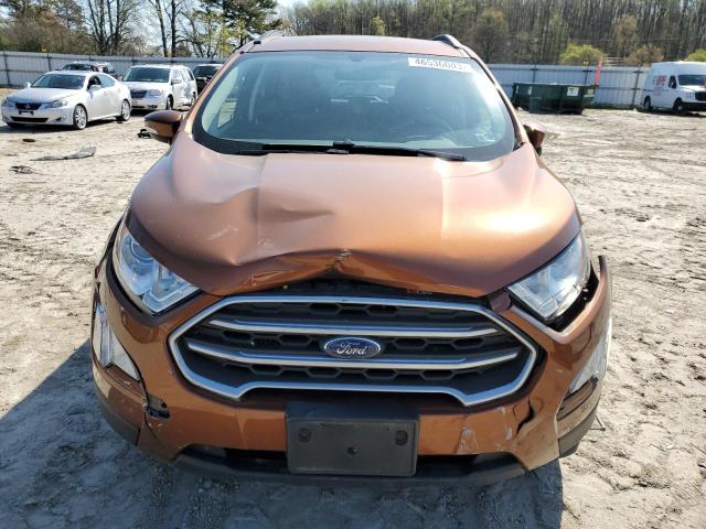 MAJ3P1TEXJC220127 - 2018 FORD ECOSPORT SE Orange photo 5