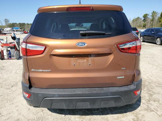 MAJ3P1TEXJC220127 - 2018 FORD ECOSPORT SE ORANGE photo 6