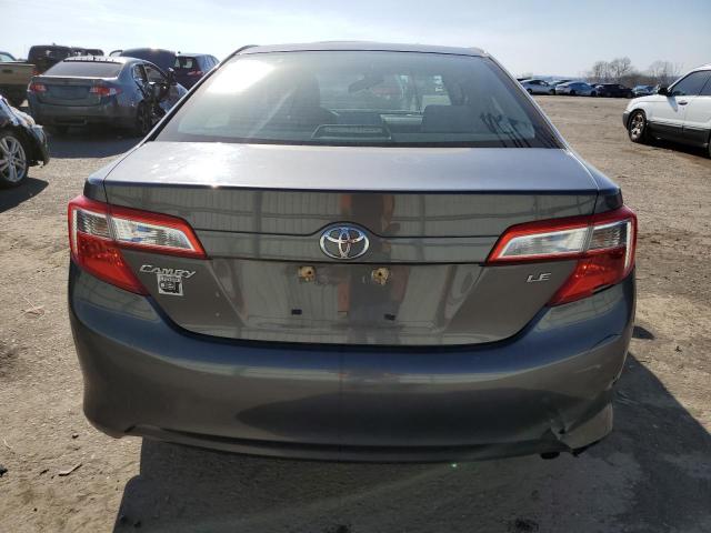 4T4BF1FK7CR226332 - 2012 TOYOTA CAMRY BASE GRAY photo 6