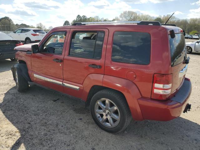 1J8GP58K08W195323 - 2008 JEEP LIBERTY LIMITED BURGUNDY photo 2