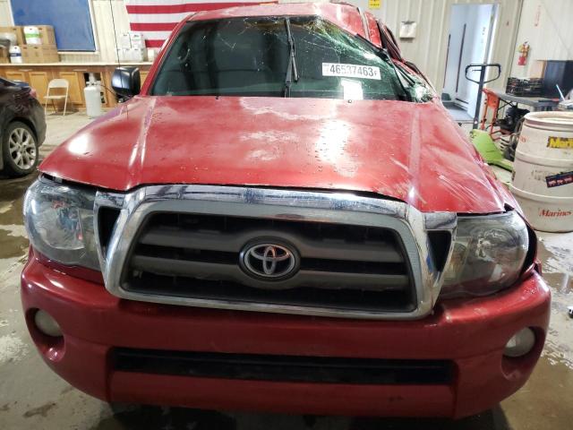 5TEUU42N19Z664441 - 2009 TOYOTA TACOMA ACCESS CAB წითელი ფოტო 5