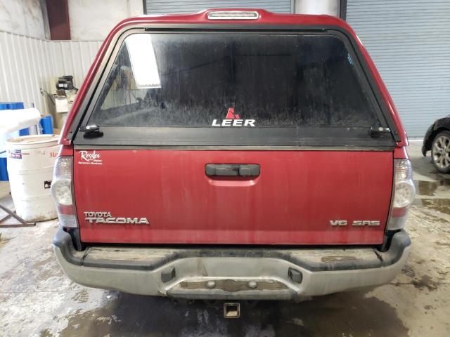 5TEUU42N19Z664441 - 2009 TOYOTA TACOMA ACCESS CAB წითელი ფოტო 6
