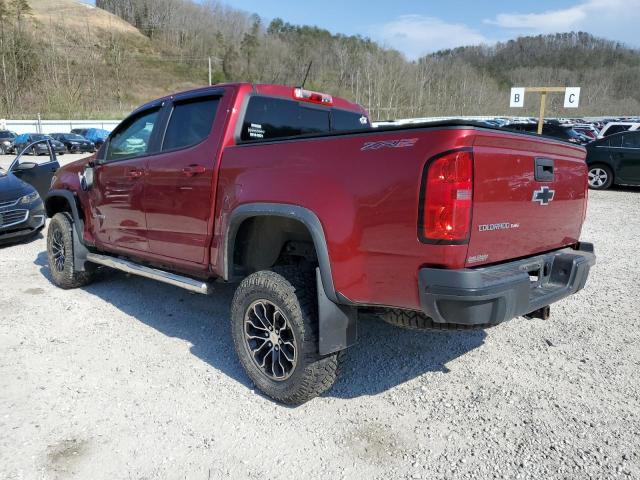 1GCGTEEN4J1274837 - 2018 CHEVROLET COLORADO ZR2 MAROON photo 2