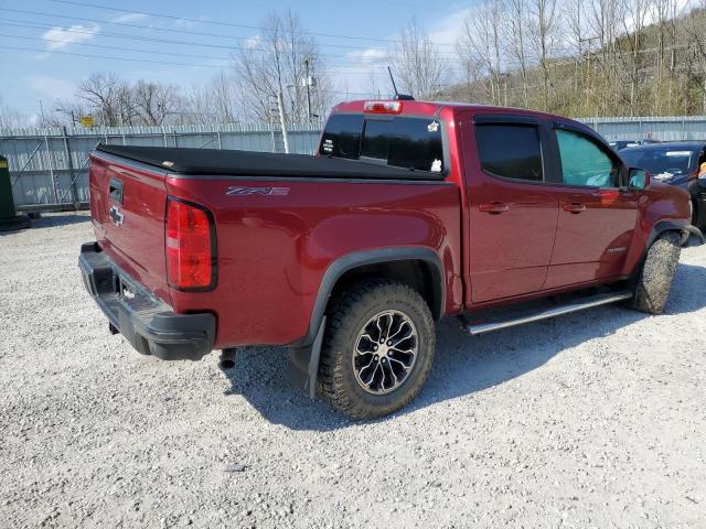 1GCGTEEN4J1274837 - 2018 CHEVROLET COLORADO ZR2 MAROON photo 3