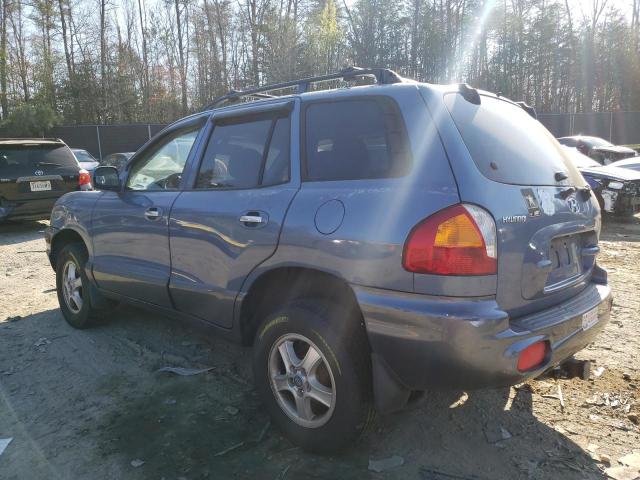 KM8SC13DX3U342780 - 2003 HYUNDAI SANTA FE GLS BLUE photo 2