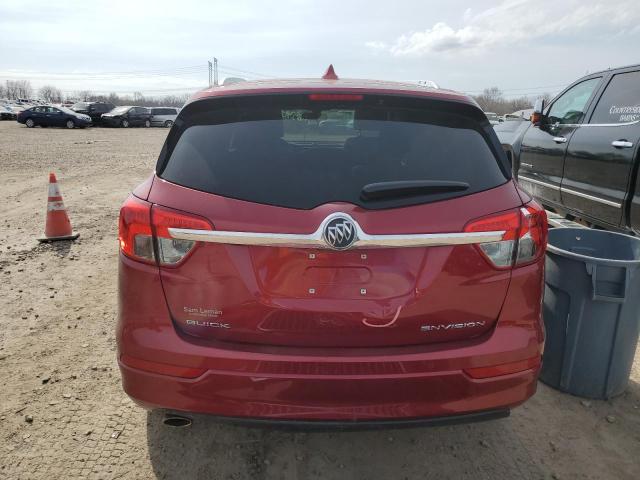 LRBFXBSA0HD054182 - 2017 BUICK ENVISION ESSENCE RED photo 6