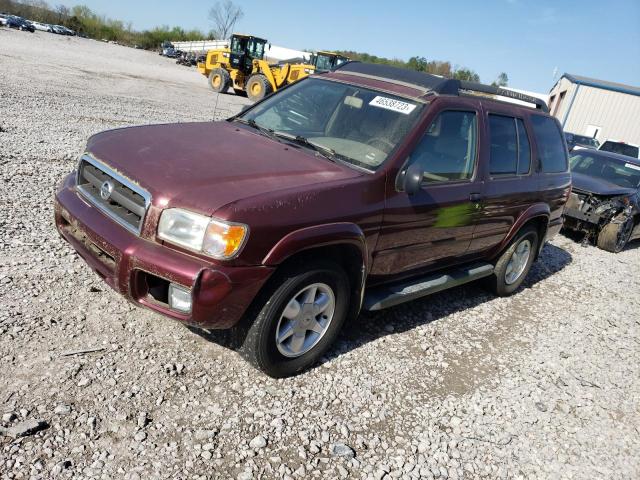 JN8DR09X62W655372 - 2002 NISSAN PATHFINDER LE 勃艮第红 照片 1