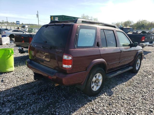 JN8DR09X62W655372 - 2002 NISSAN PATHFINDER LE 勃艮第红 照片 3