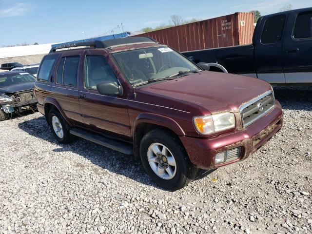 JN8DR09X62W655372 - 2002 NISSAN PATHFINDER LE 勃艮第红 照片 4