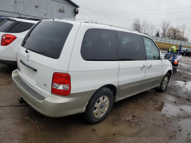 KNDUP131236480079 - 2003 KIA SEDONA EX WHITE photo 3