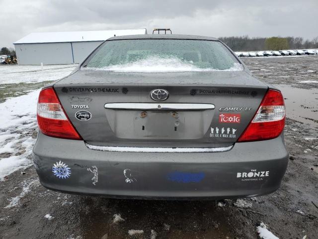 4T1BE32K84U884659 - 2004 TOYOTA CAMRY LE GRAY photo 6