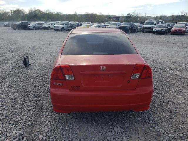 1HGES16385L001329 - 2005 HONDA CIVIC DX VP Qırmızı foto 6