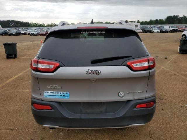 1C4PJLDB2HW517673 - 2017 JEEP CHEROKEE LIMITED SILVER photo 6