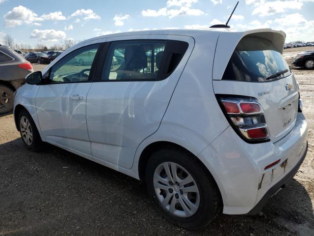 1G1JG6SB8K4139377 - 2019 CHEVROLET SONIC WHITE photo 2