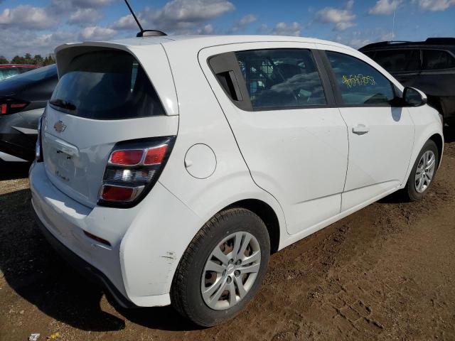 1G1JG6SB8K4139377 - 2019 CHEVROLET SONIC WHITE photo 3