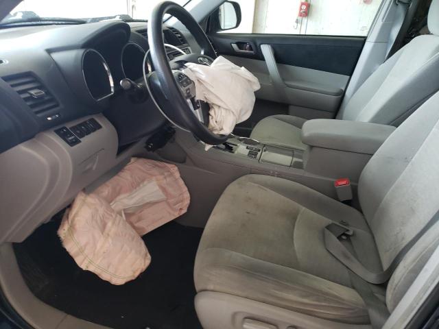 5TDBK3EH3DS255490 - 2013 TOYOTA HIGHLANDER BASE Bleu photo 7