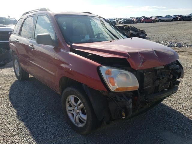 KNDJF723087472799 - 2008 KIA SPORTAGE EX BURGUNDY photo 4