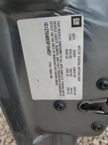 1G1ZT648X5F194857 - 2005 CHEVROLET MALIBU MAXX LS 灰色 照片 13