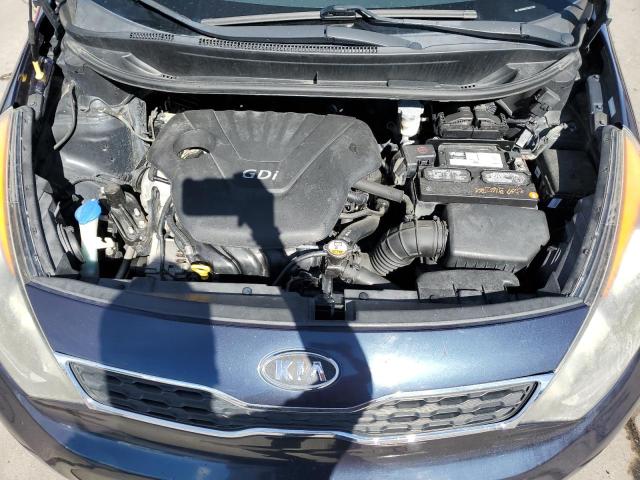 KNADN5A37D6132780 - 2013 KIA RIO EX BLUE photo 11