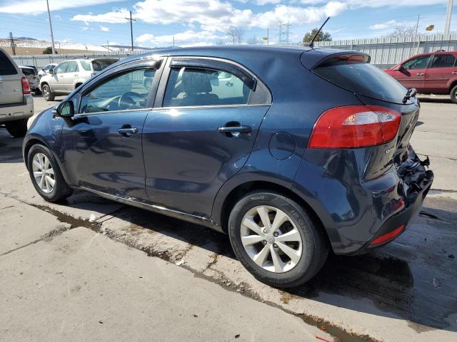 KNADN5A37D6132780 - 2013 KIA RIO EX BLUE photo 2